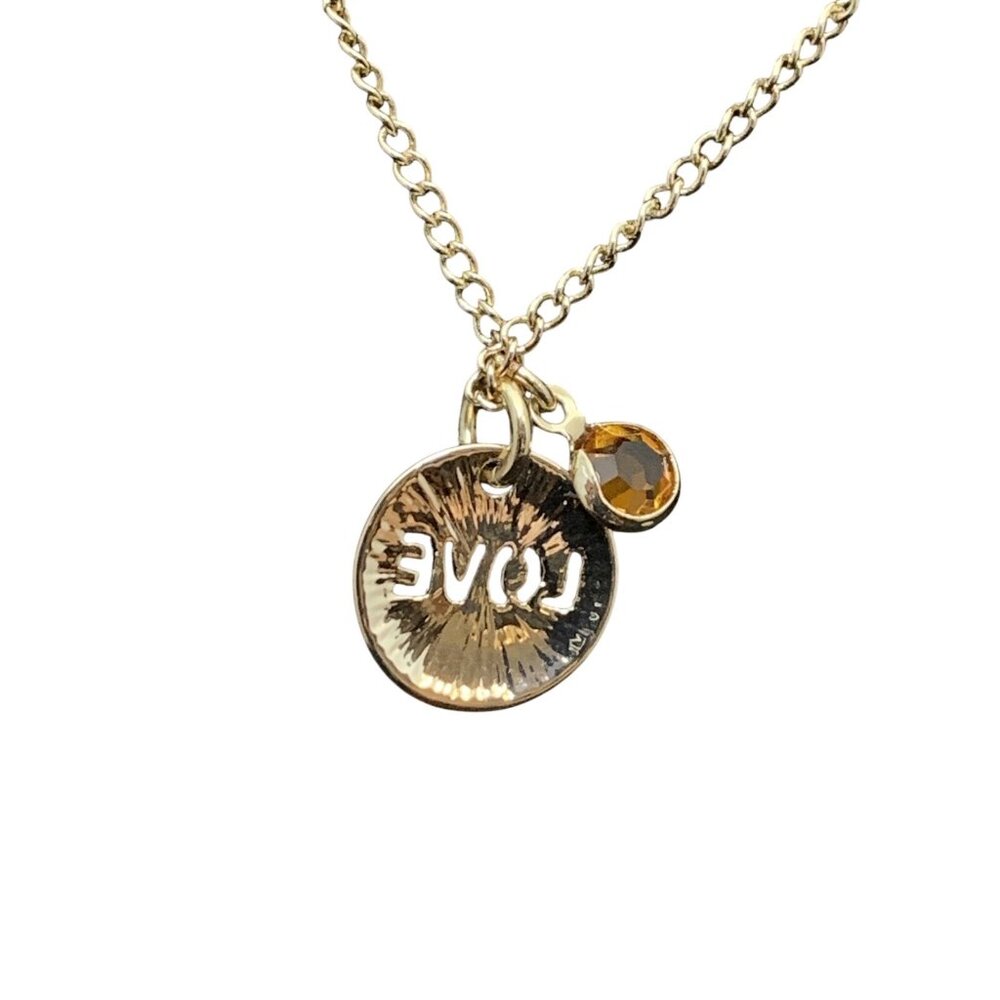 Avon Birthstone Color Love Necklace November (1689) - Picture 2 of 6